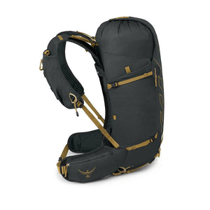 Osprey Talon Velocity 30 Dark Charcoal S-M snelle donkergrijze heren wandelrugzak van 30 liter met ademend rugpand