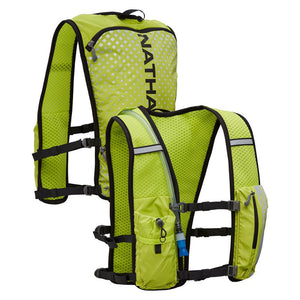 Hypernight hydratatie vest Quickstart 2.0 4L Hi-Viz Yellow Geoprint - Outdoor Food