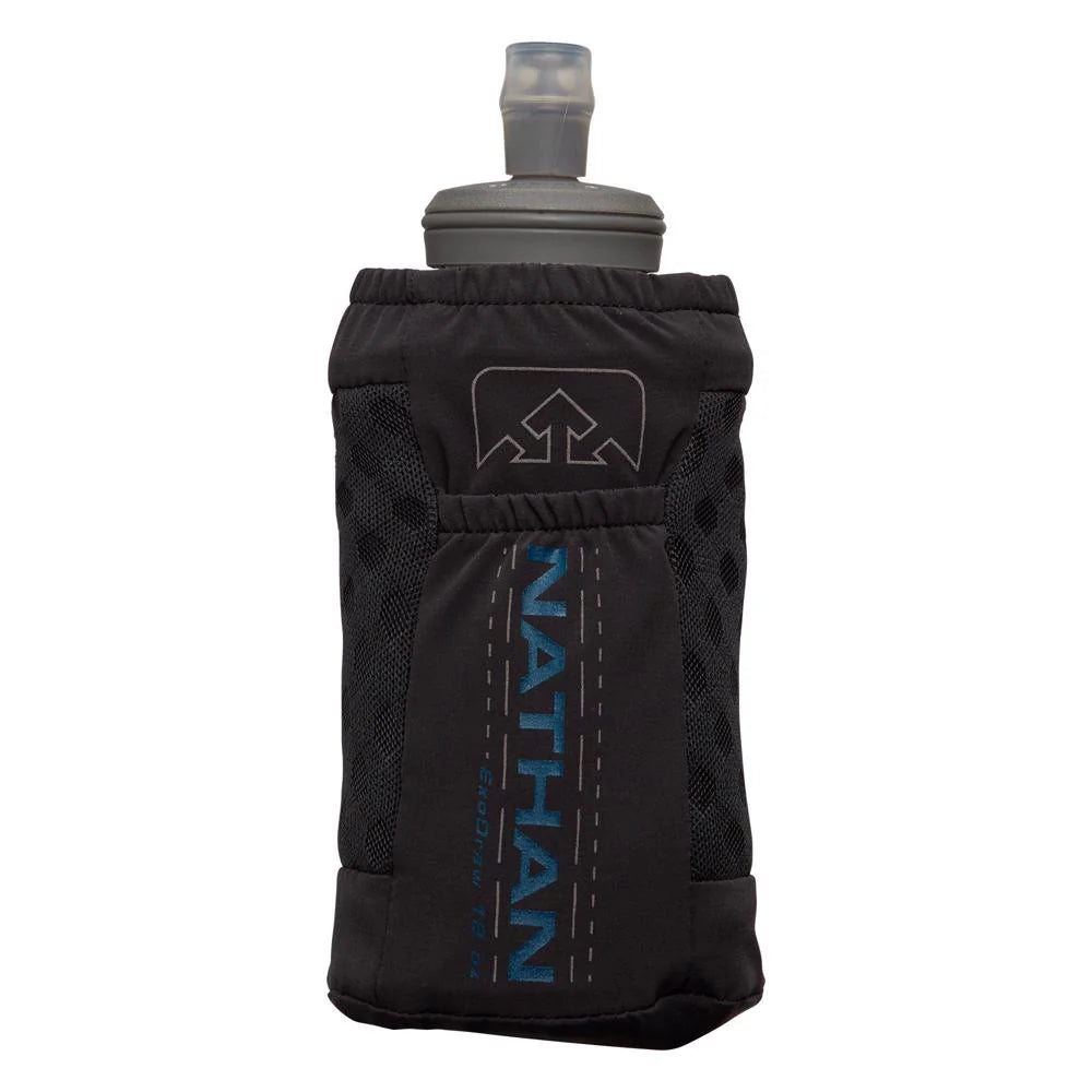 Nathan waterfles Exodraw 2 - 532ml Zwart / Blauw - Outdoor Food