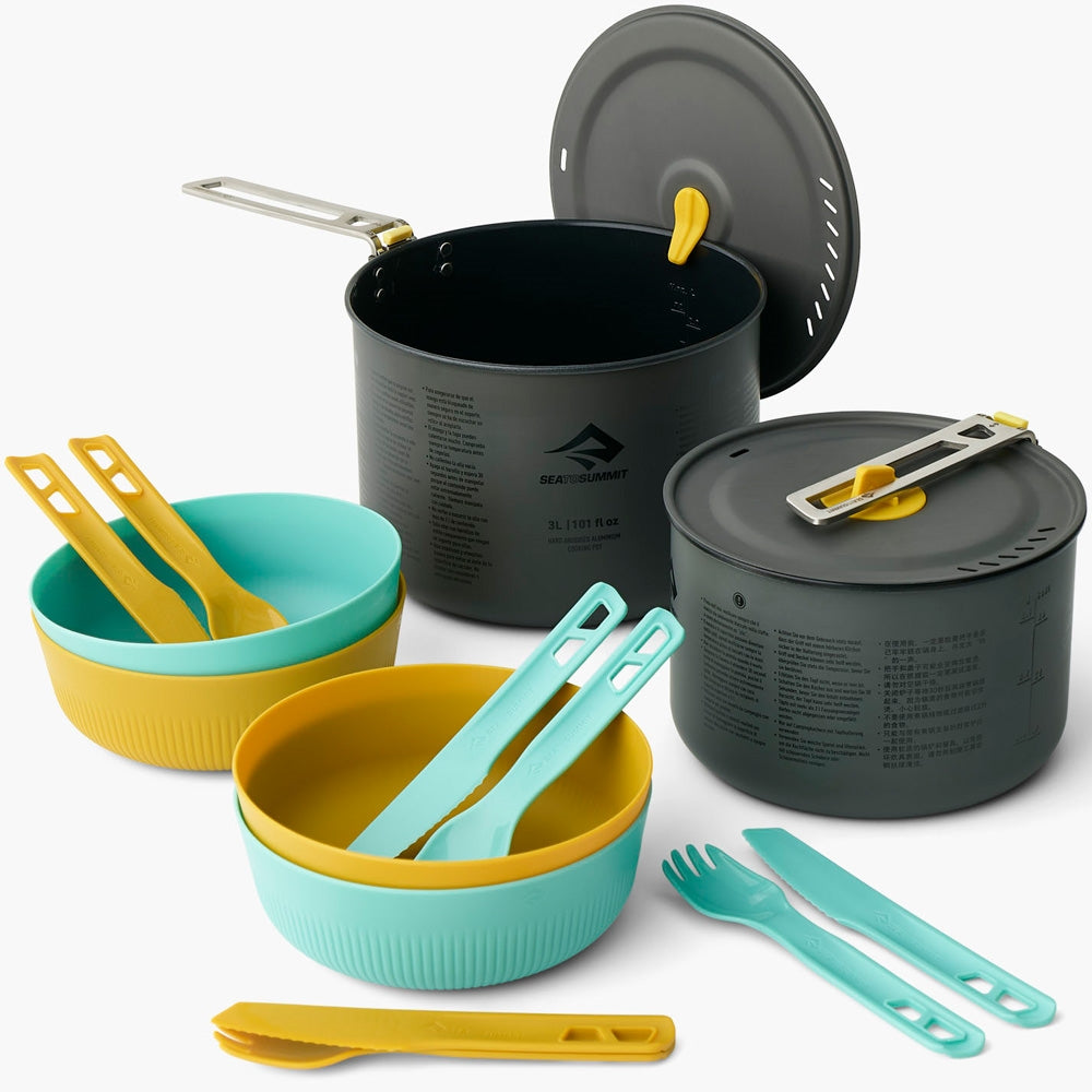 Sea to Summit | 2-pot Cook Set | Frontier | 4 pers | 14 delig |