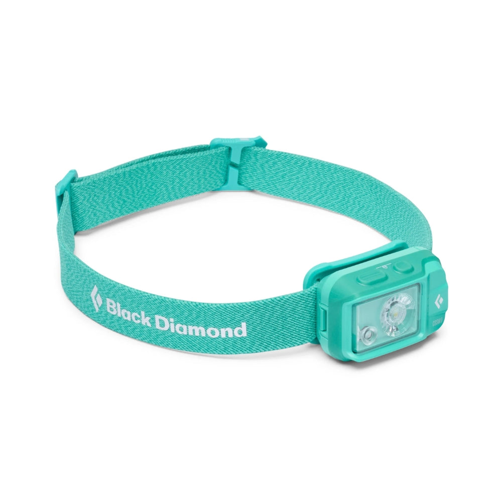Black Diamond Cosmo 350 LED hoofdlamp met een lichtopbrengst van 350 lumen en verstelbare hoofdband