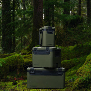Dometic Recon hardside 69L groene reiskoffer van kunststof met wieltjes en ritssluiting buiten