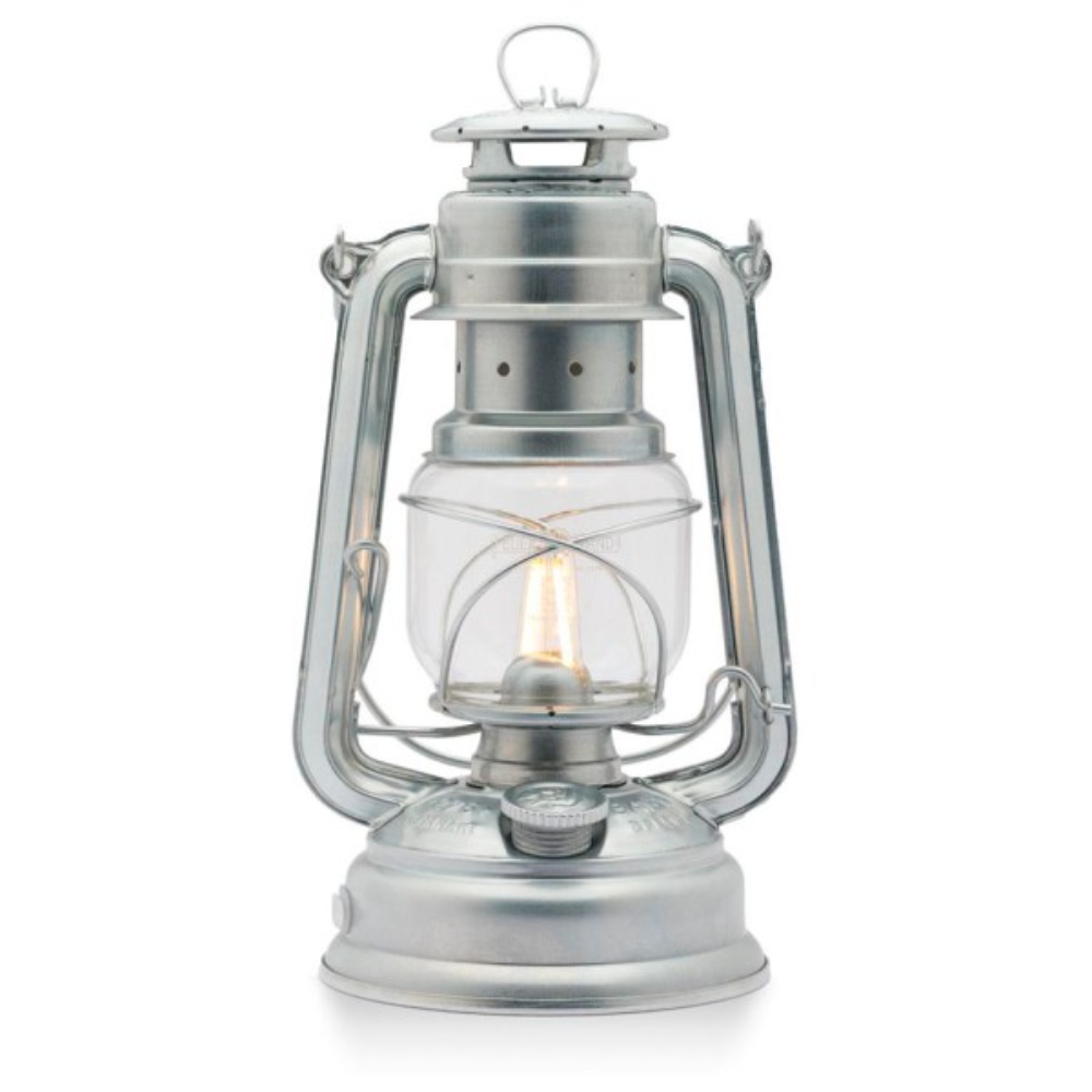 Feuerhand LED Stormlamp Zilver