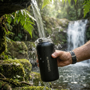 Lifestraw - Lifestraw Go 2.0 Stalen Waterfles 1L