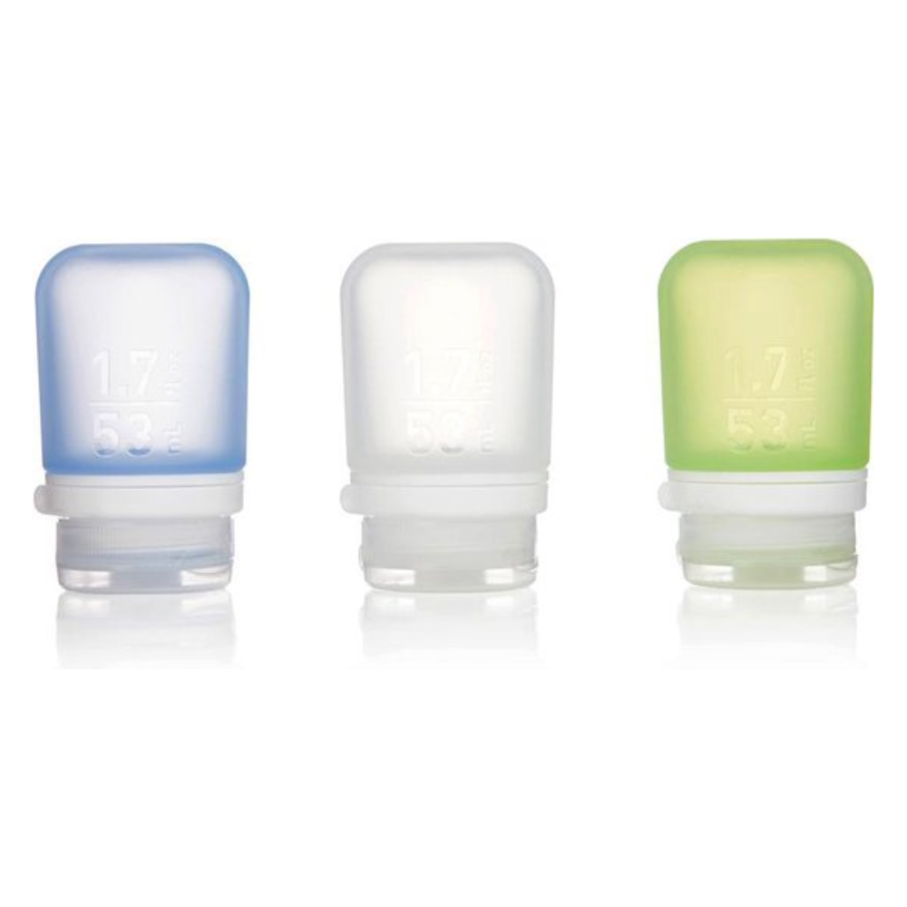 Human Gear GoToob+ 3-Pack Small Clear/Green/Blue