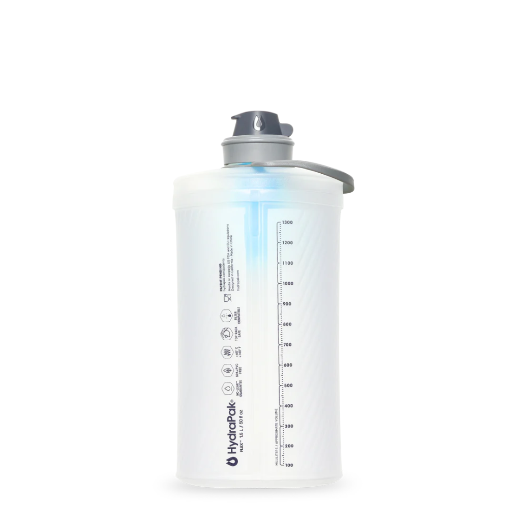 Hydrapak Flux 1.5l Zachte Kolf Transparant