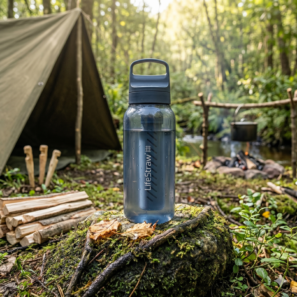 Lifestraw GO 2.0 Kunststof Waterfles 1L