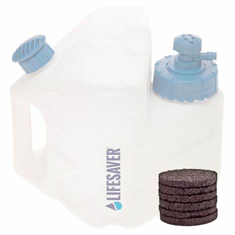 LifeSaver Cube Carbon Disc Set — Actieve-kool discs (6 stuks) - Outdoor Food