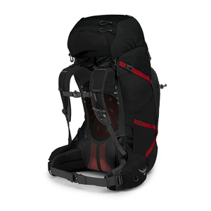 Osprey Aether Plus 85 Black L-XL grote zwarte heren trekkingrugzak van 85 liter met verstelbaar rugpand