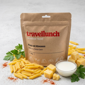Travellunch • Pasta in kaassaus • Vegetarische maaltijd - Outdoor Food