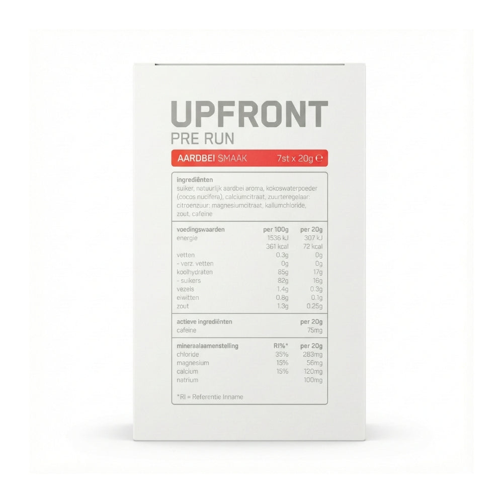 Upfront • Pre-Run • Energie & hydratatie vóór inspanning - Outdoor Food