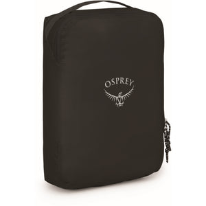Osprey Ultralight Packing Cube Set in het zwart bestaande uit drie lichtgewicht opbergtassen van verschillende formaten voor bagage