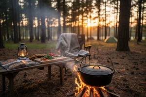 Petromax Open Vuur Kookboek met inspiratie, recepten en technieken voor buiten koken op open vuur en gietijzeren pannen