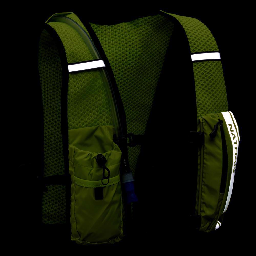 Hypernight hydratatie vest Quickstart 2.0 4L Hi-Viz Yellow Geoprint - Outdoor Food