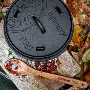 Petromax Dutch Oven FT4.5 gietijzeren outdoor stoofpan met pootjes, een deksel en een inhoud van 3,5 liter