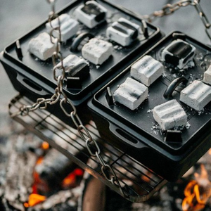 Petromax K8 gietijzeren broodpan en bakvorm in het zwart