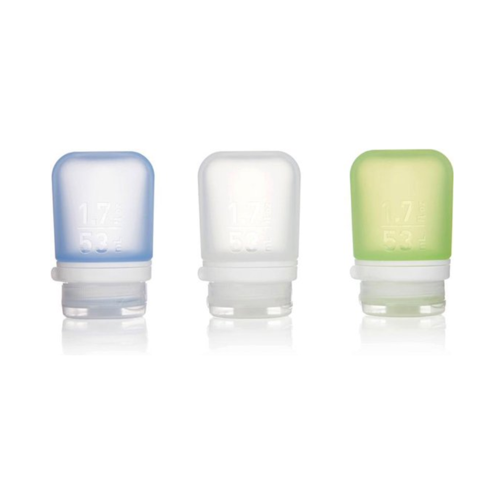 Humangear GoToob 3-pack Medium | Reisset Flessen | Lekvrij & Hervulbaar - Outdoor Food