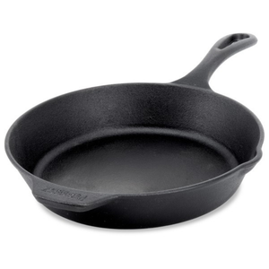 Petromax FP25 Essential gietijzeren skillet koekenpan met een diameter van 25 centimeter en een lange steel met tegenhandvat
