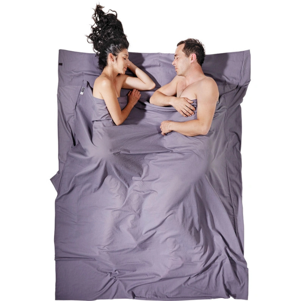 Cocoon Travelsheet Double, Insectshield, Egypt Ctn, Grey - Outdoor Food