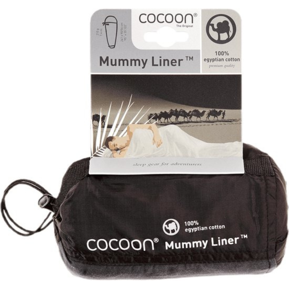 Cocoon Mummy Liner - 100% Egyptisch Katoen - Tuareg - Outdoor Food