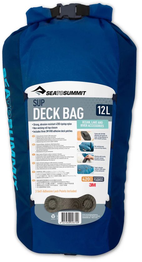 Sea to Summit SUP Deck Bag – Waterdichte Tas voor SUP - 12L - Outdoor Food