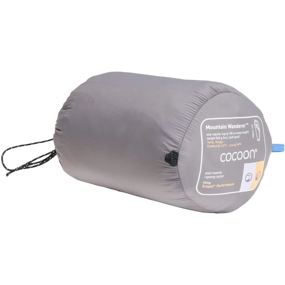 Cocoon Mountain Wanderer ultralichte zom slaapzak in compacte reistas voor kamperen en backpacken 3
