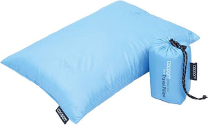 Cocoon Travel Down Pillow Small, Light Blue