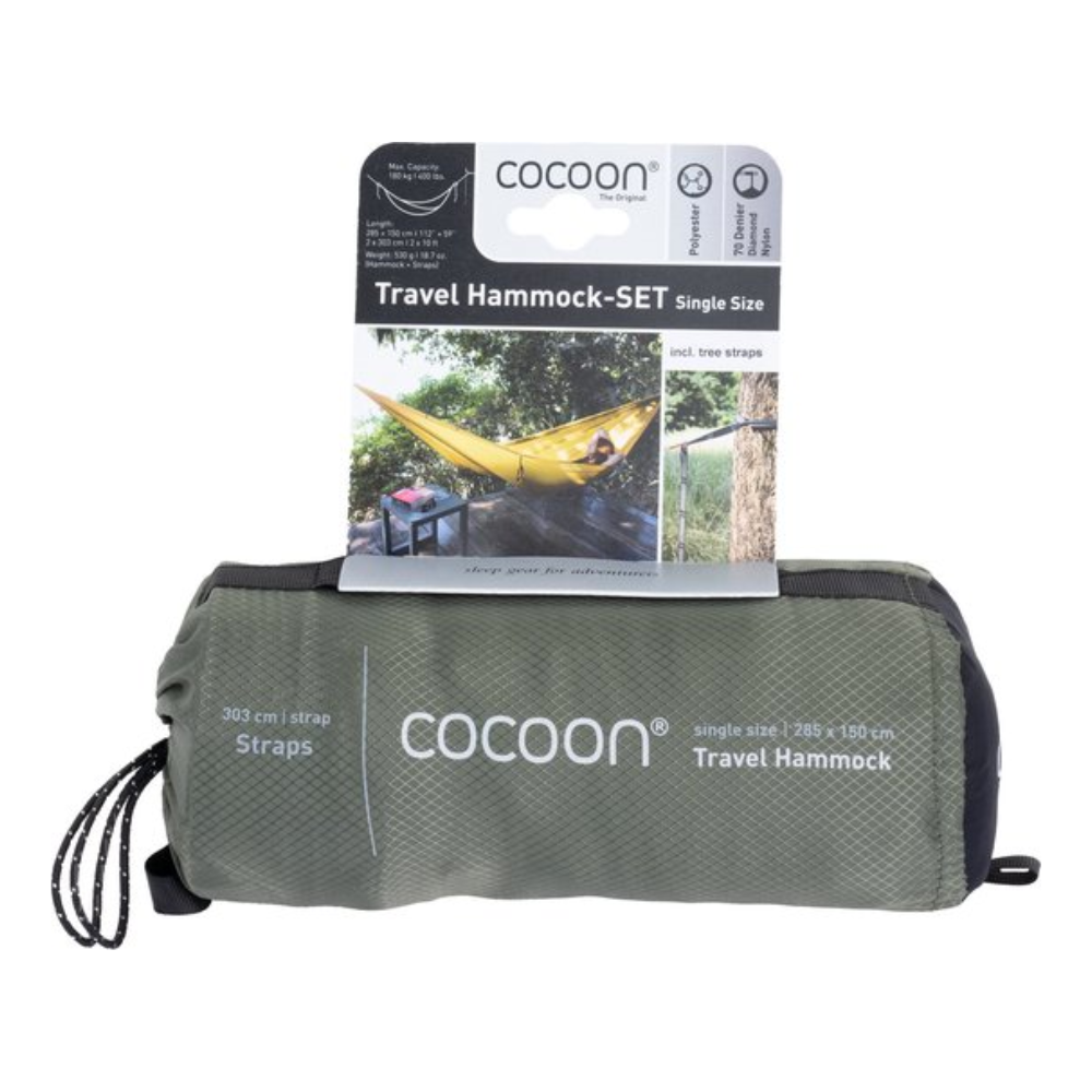 Cocoon Travel Hammock Set Cypress green