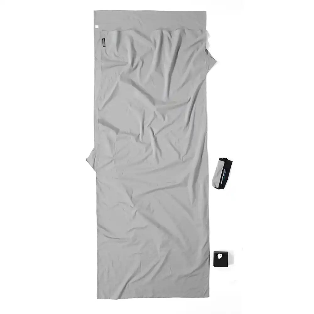 Cocoon Travelsheet Insect Shield 100% Cotton Grey