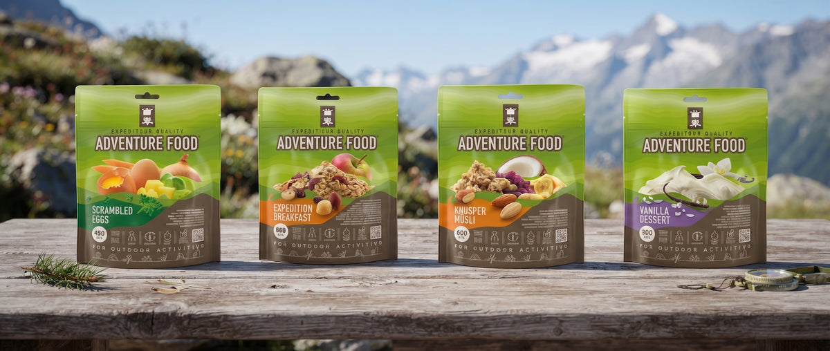 Adventure Food Frühstücksvariationspaket 600kcal Mahlzeiten