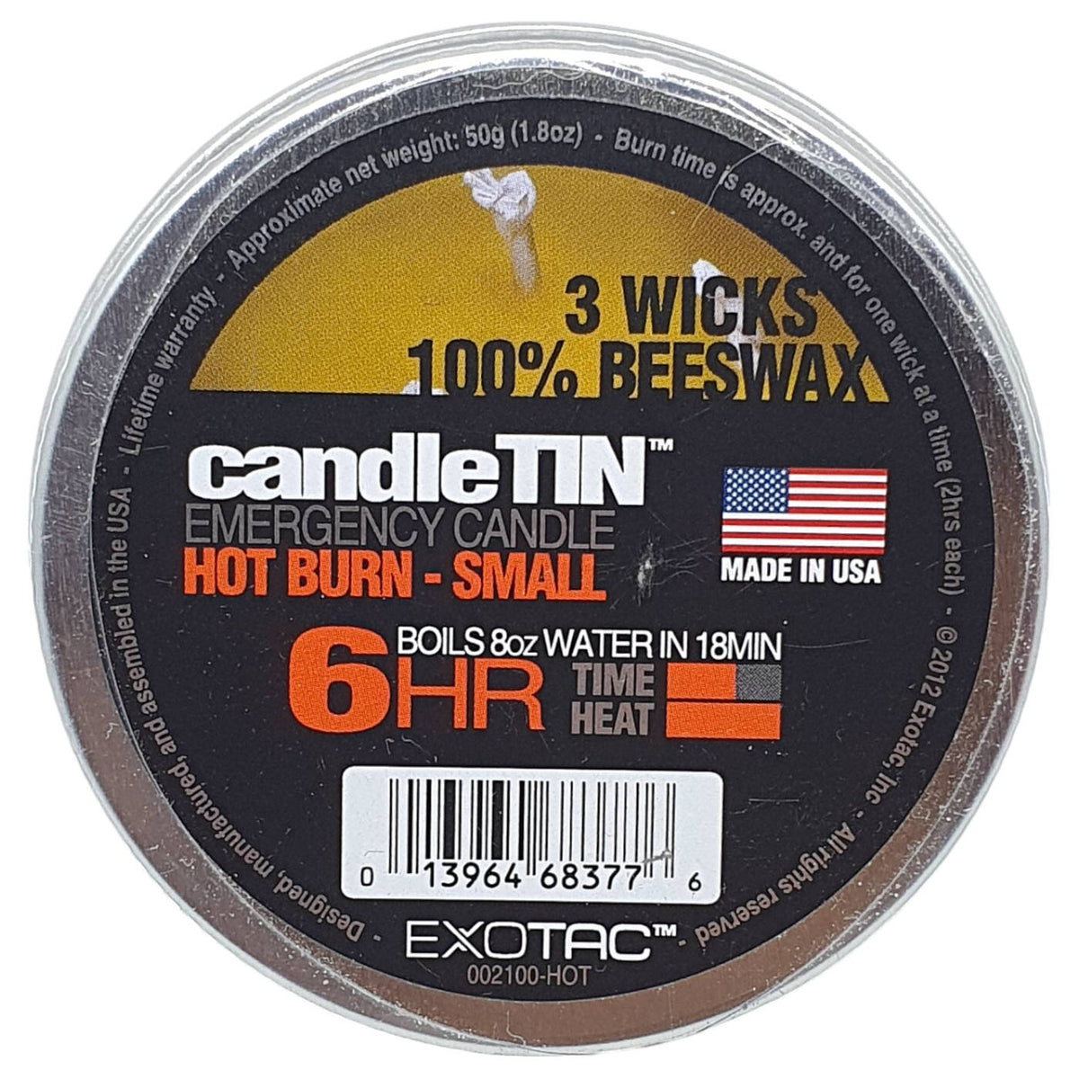 Exotac CandleTIN Small Burn - Outdoor Food
