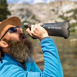 LifeStraw Peak Collapsible Bottle | Dark Gray