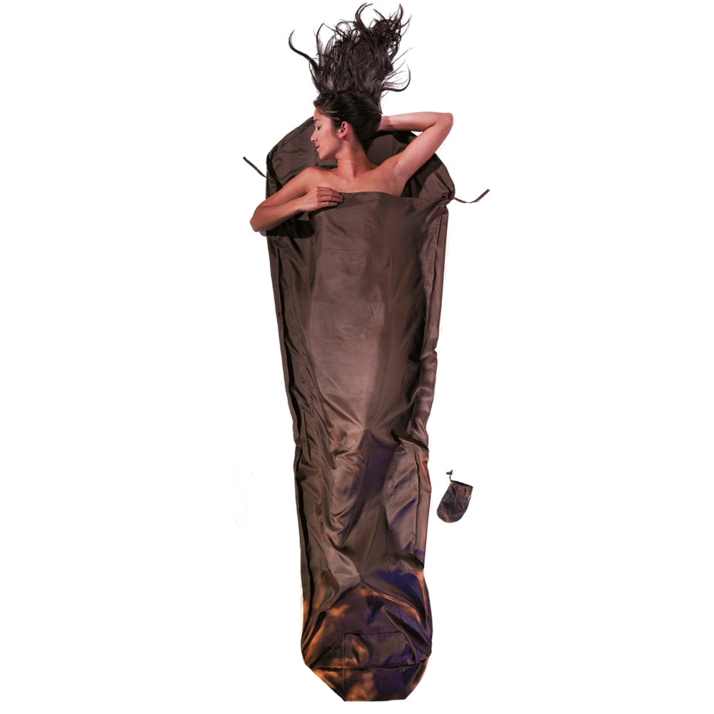 Cocoon Mummy Liner • Seiden-Mumienschlafsack