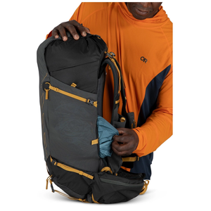 Osprey Talon Velocity 30 Dark Charcoal S-M snelle donkergrijze heren wandelrugzak van 30 liter met ademend rugpand
