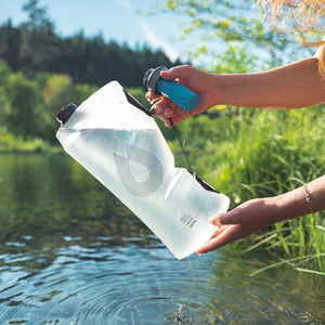 Hydrapak • Seeker 3L Clear • Opvouwbare Waterzak met Filter - Outdoor Food