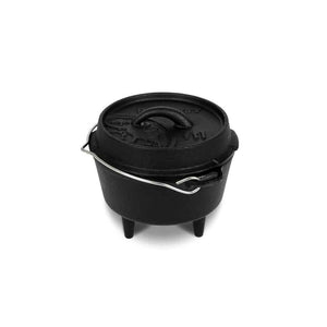 Petromax Dutch Oven FT1 gietijzeren pan met pootjes en een inhoud van 0,93 liter
