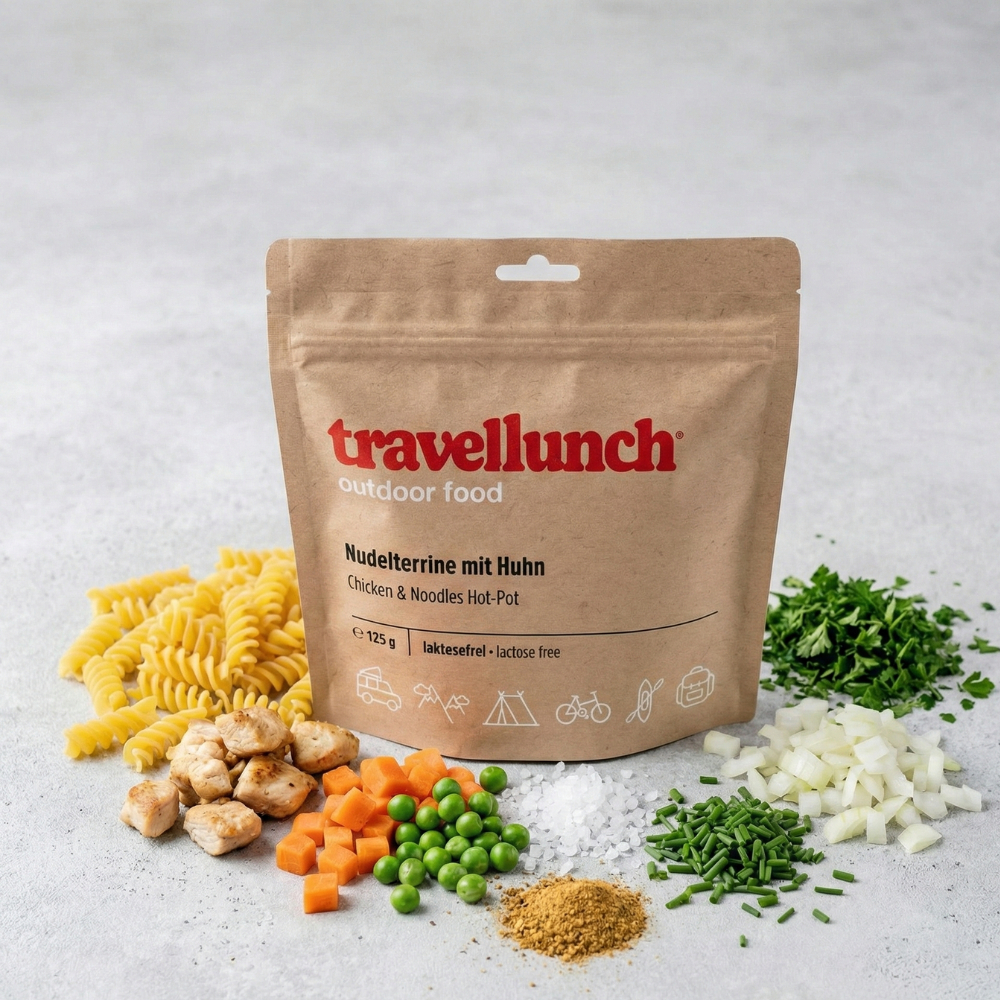 Travellunch • Chicken & Noodles Hotpot • Lactosevrij - Outdoor Food