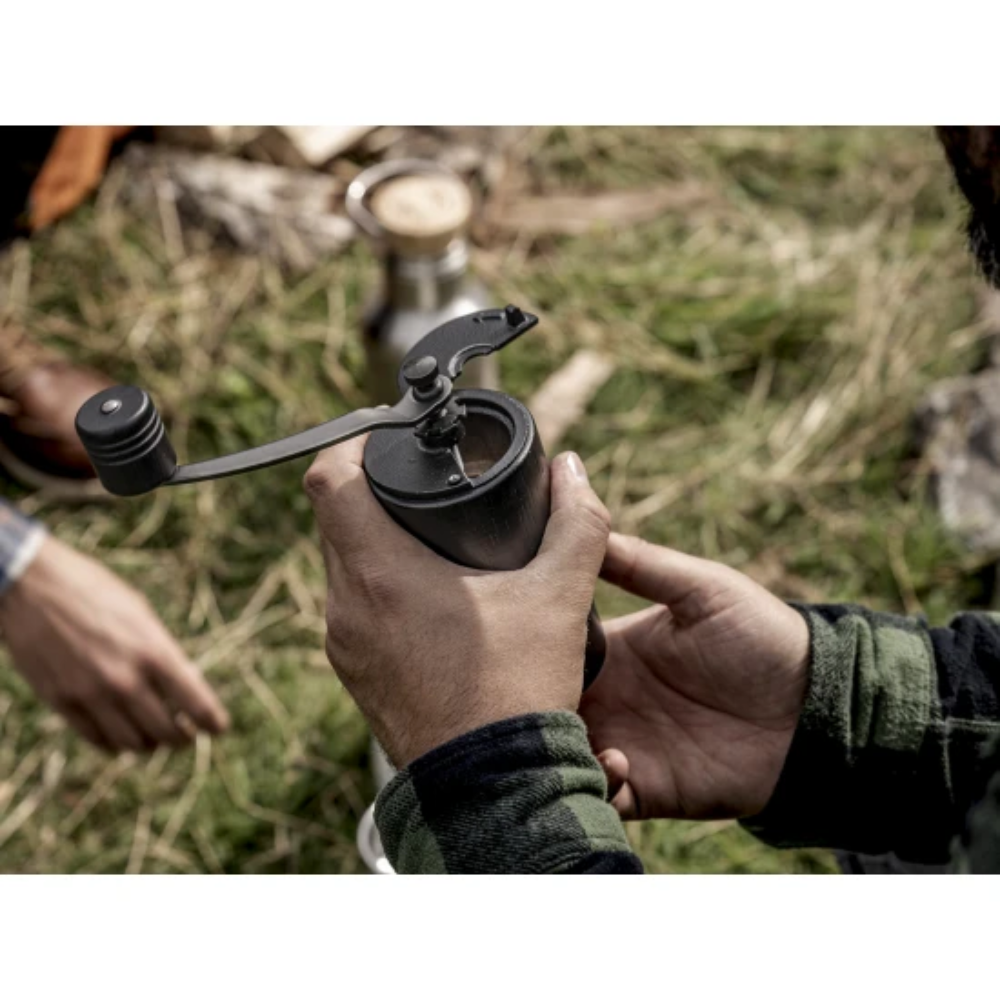 kleine draagbare pertomax koffie molen met gietijzeren maalwerk voor verse outdoor koffie