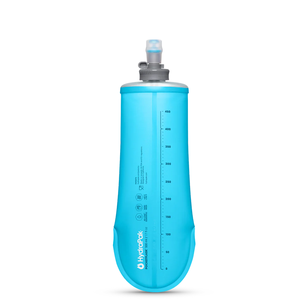 Outdoor Food - Hydrapak • Pocketflask 500ml • Platte hardloopdrinkfles
