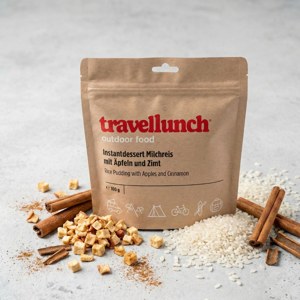 Travellunch • Rijstpudding Appel Kaneel • Gevriesdroogd - Outdoor Food