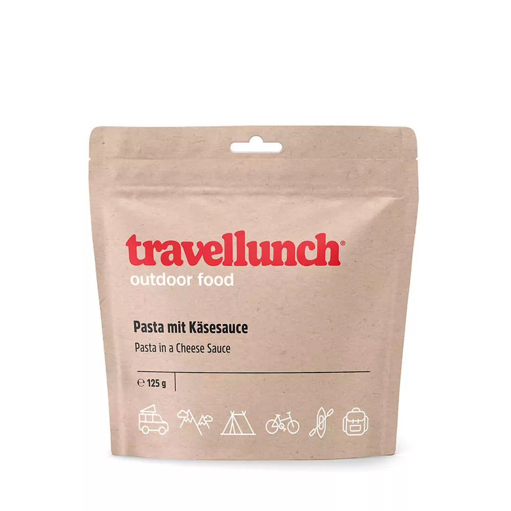 Travellunch • Pasta in kaassaus • Vegetarische maaltijd - Outdoor Food