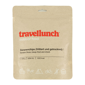 Travellunch Gedroogde bananenchips Knapperige energie - Outdoor Food