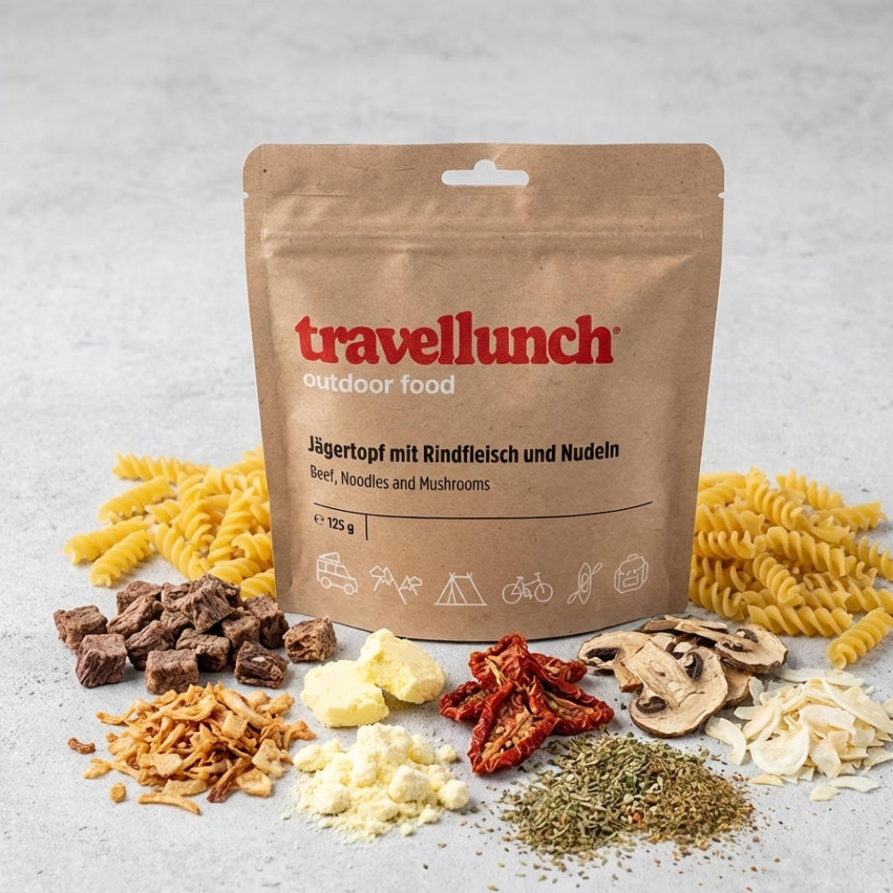 Travellunch • Jachtstoofpot Rund • Trekking Maaltijd - Outdoor Food