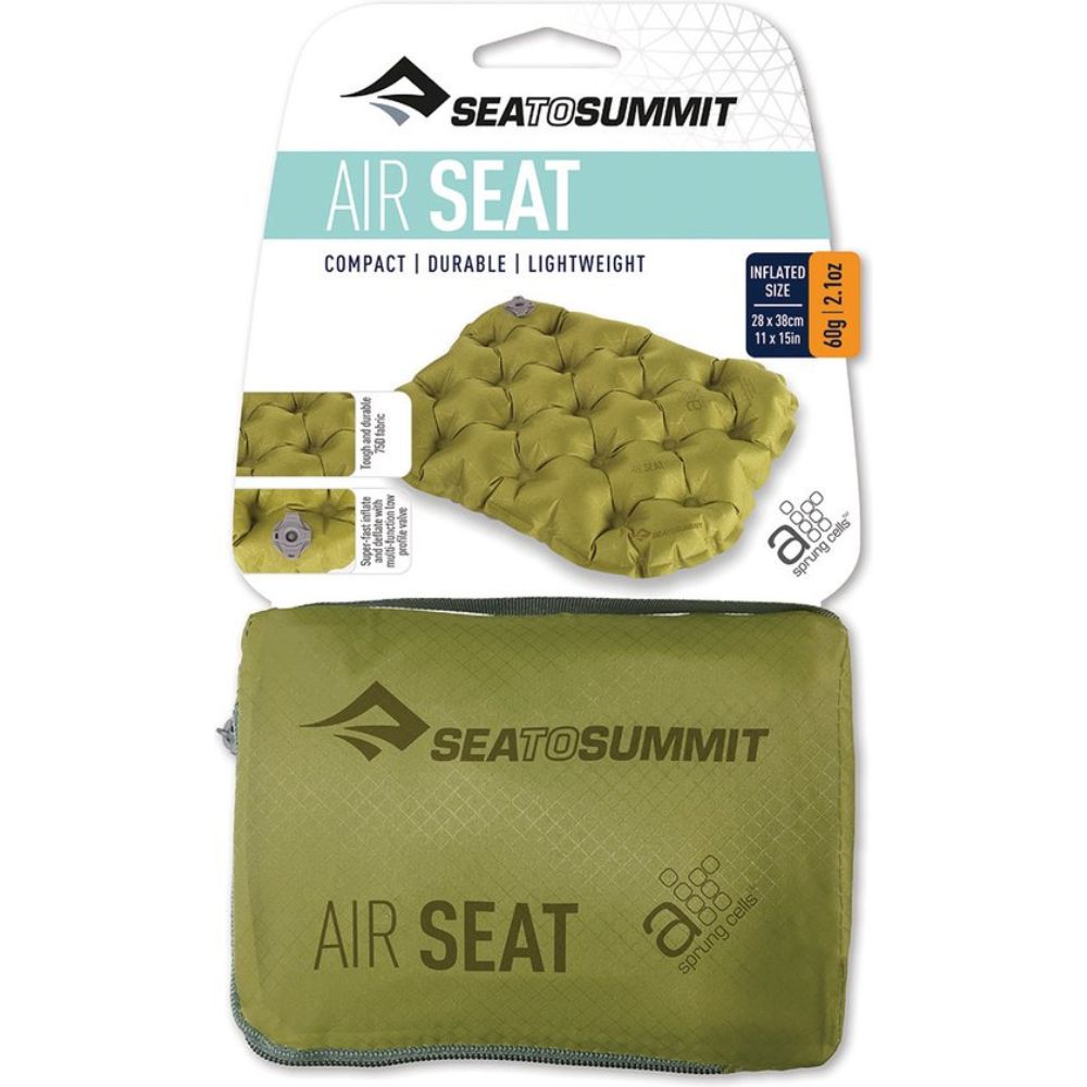 Sea to Summit Olive Campingstoel | Groen | Opblaasbaar