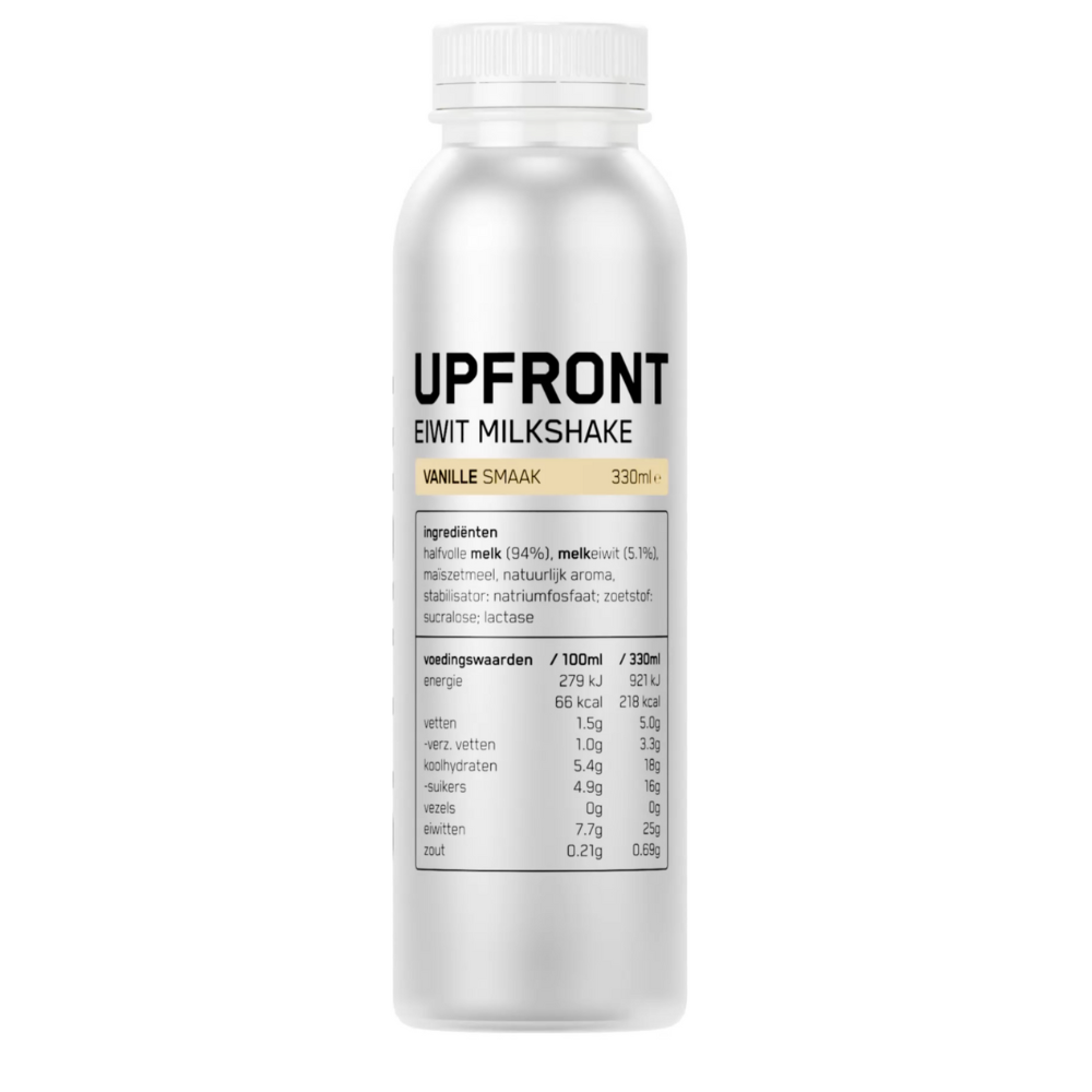 Upfront • Eiwit Milkshake • 330 ml sportdrank - Outdoor Food