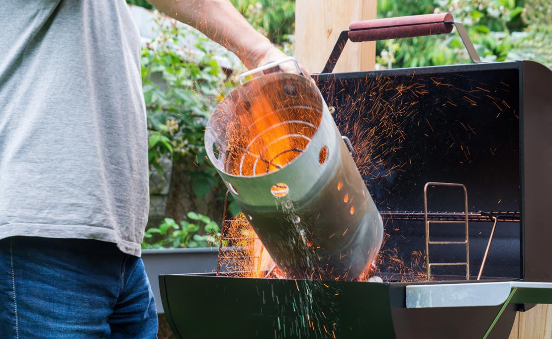 barbecue aansteken