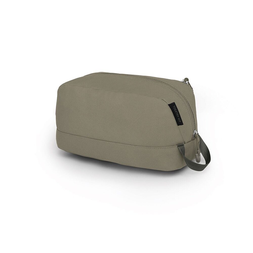 Osprey Daylite Toiletry Kit Tan Concrete grijze toilettas met handige ophanghaak en interne organisatievakken