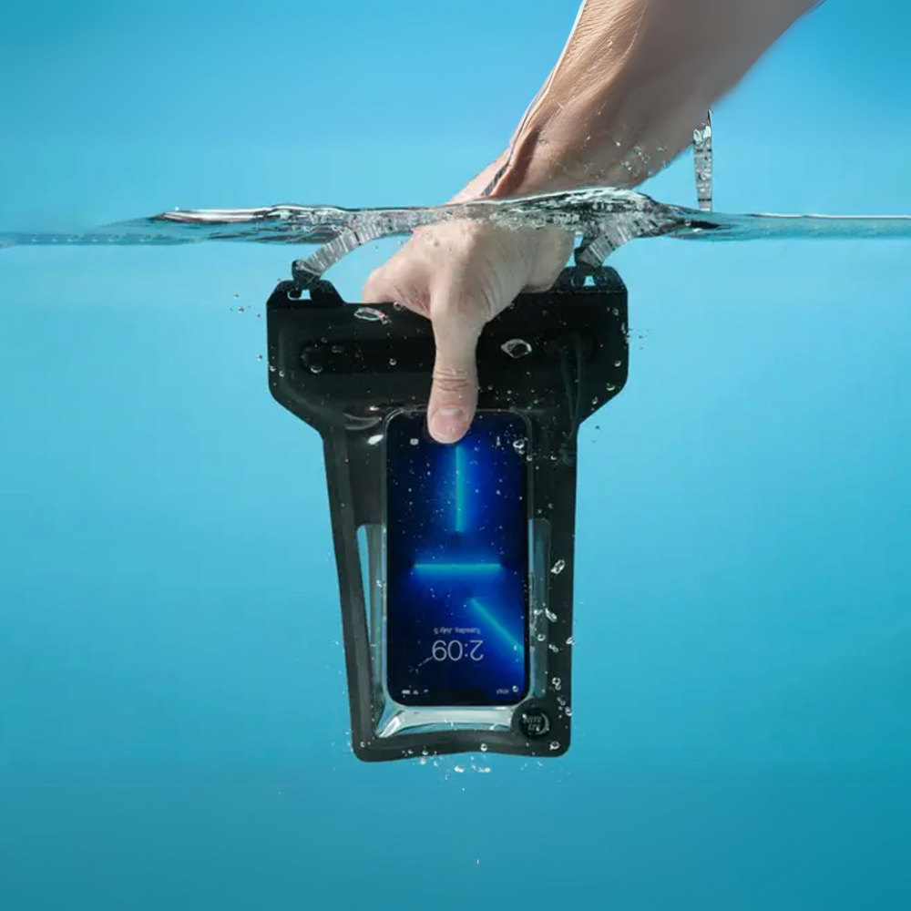 Nite-Ize RunOff Waterbestendige Telefoonhoes antraciet - Outdoor Food