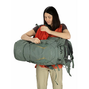 Osprey Kyte 48 Rocky Brook Green WM-L comfortabele groene dames trekkingrugzak van 48 liter met AirScape rugpand