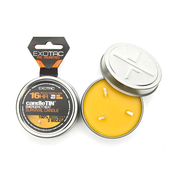Exotac CandleTIN Large Burn - Outdoor Food